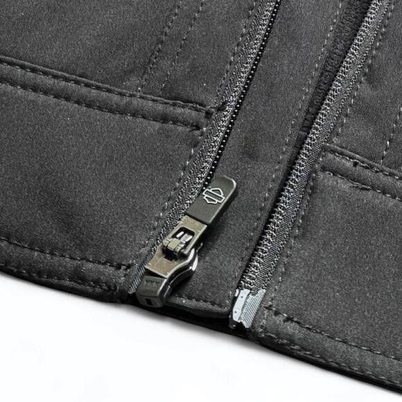 Harley-Davidson Mens Reg 2XL Colorblock Soft Shell Jacket 98405-19VM - Picture 8 of 12